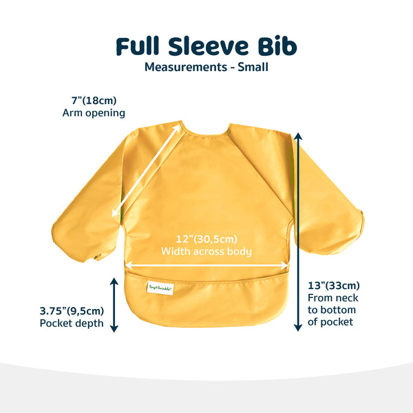 Tiny Twinkle - Full Sleeve Bib 2 Pack - Taupe, Dandelion-Panda Kids and Baby