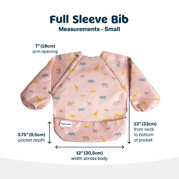 Tiny Twinkle - Full Sleeve Bib - Petite Safari-Panda Kids and Baby