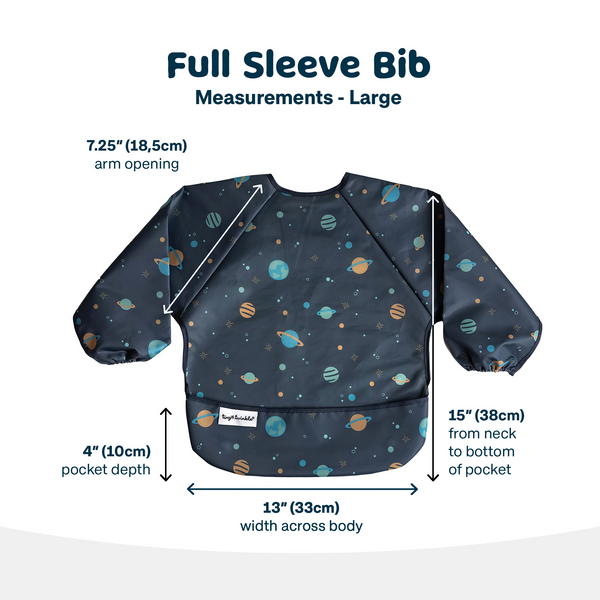 Tiny Twinkle - Full Sleeve Bib - Space-Panda Kids and Baby