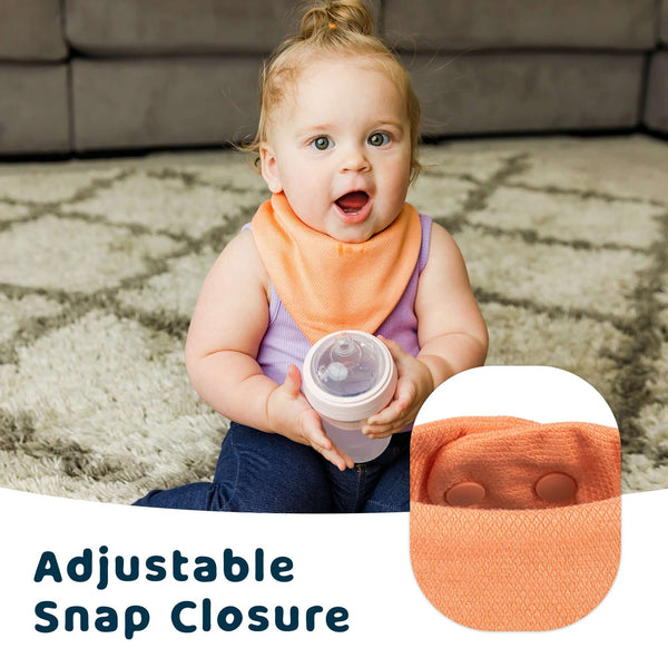 Tiny Twinkle - Kaffle Bandana Bib 10 Pack - Pink & Brown-Panda Kids and Baby