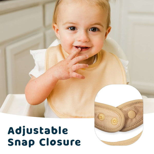 Tiny Twinkle - Kaffle Feeding Bib 8 Pack - Boy Set-Panda Kids and Baby