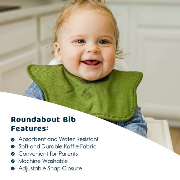 Tiny Twinkle - Kaffle Roundabout Bib 3 Pack - Light Netural Set-Panda Kids and Baby