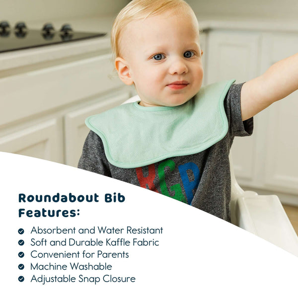 Tiny Twinkle - Kaffle Roundabout Bib 3 Pack - Slate Set-Panda Kids and Baby