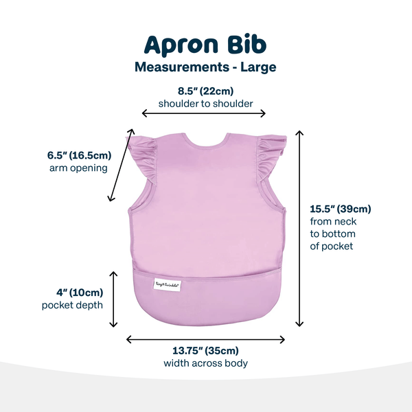 Tiny Twinkle - Mess-proof Apron Bib - Cotton Candy-Panda Kids and Baby