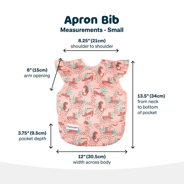 Tiny Twinkle - Mess-proof Apron Bib - Cotton Candy-Panda Kids and Baby