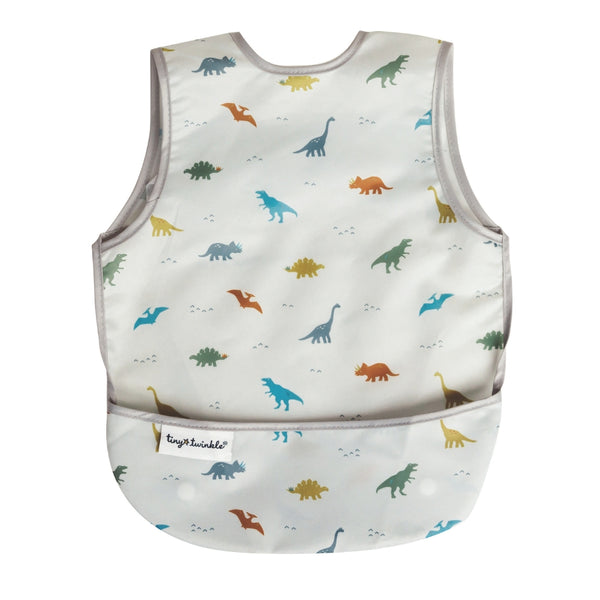 Tiny Twinkle - Mess-proof Apron Bib - Dinosaur-Panda Kids and Baby