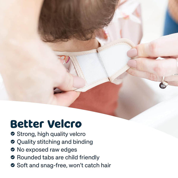 Tiny Twinkle - Mess-proof Full Sleeve Bibs - 2 Pack Sets for Babies and Toddlers - Mermaid Set-Panda Kids and Baby