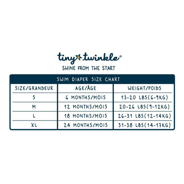 Tiny Twinkle - Reusable Swim Diaper - Navy-Panda Kids and Baby
