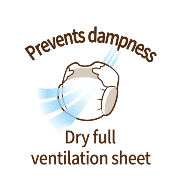 Unicharm Moony - Natural Moony Nappy Tape - Size NB - 62pcs-Panda Kids and Baby