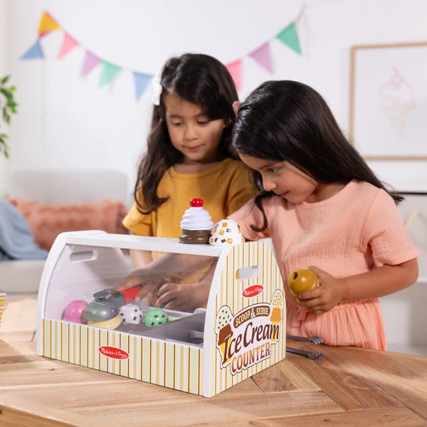 Melissa & Doug - Scoop & Serve Ice Cream Counter