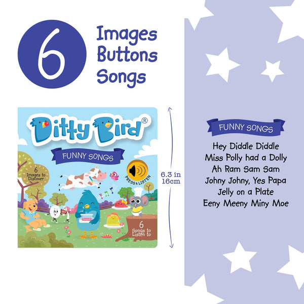 Ditty Bird - Interactive Musical and Sound Books - Available in Various Titles-Panda Kids and Baby