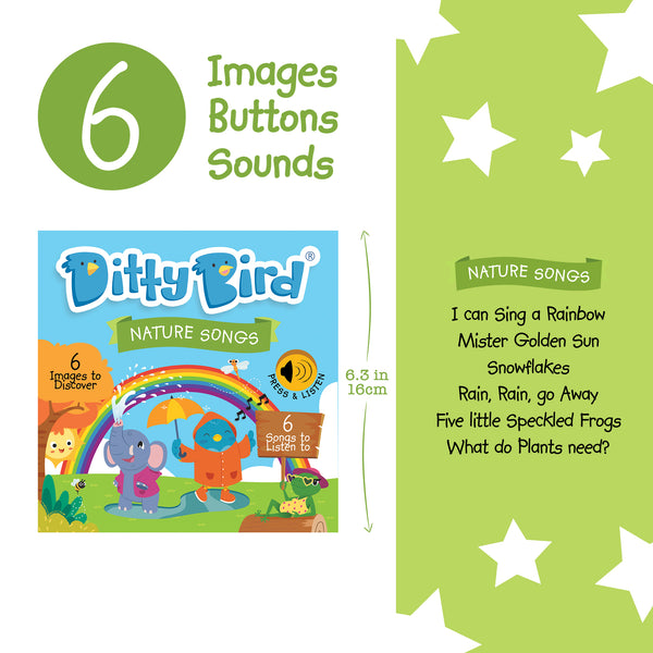 Ditty Bird - Interactive Musical and Sound Books - Available in Various Titles-Panda Kids and Baby