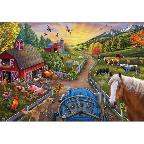 Ravensburger - My First Farm Super Size Floor Puzzle - 24pcs-Panda Kids and Baby
