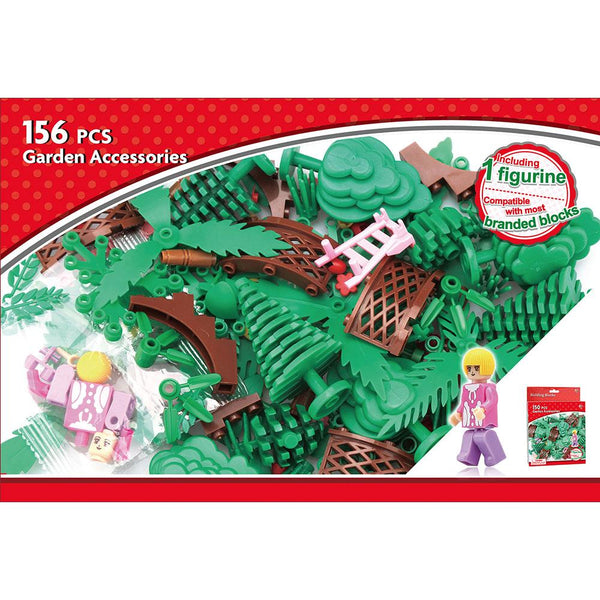 Panda Kids & Baby - 156pcs Building Blocks - Garden Accessories-Panda Kids and Baby
