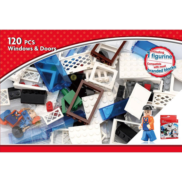 Panda Kids & Baby - 120pcs Building Blocks - Windows & Doors-Panda Kids and Baby
