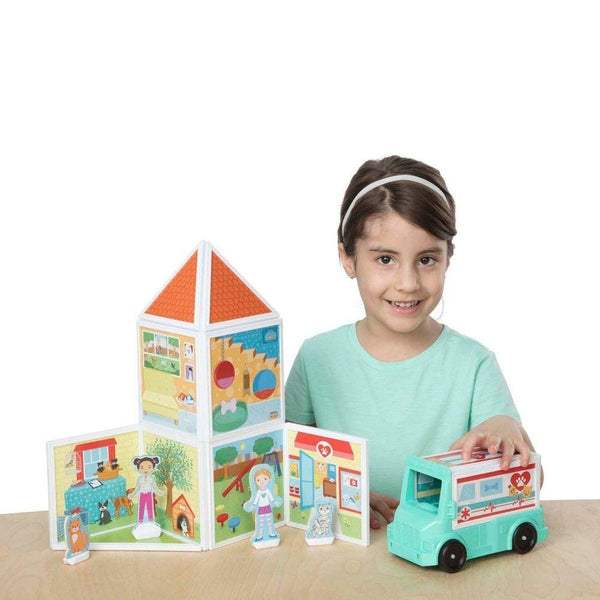 Melissa & Doug - Magnetivity Pet Center-Panda Kids and Baby