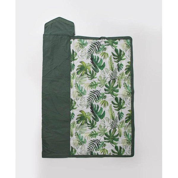 Little Unicorn - Outdoor Blanket - 5 x 7 - Tropical Leaf-Panda Kids and Baby