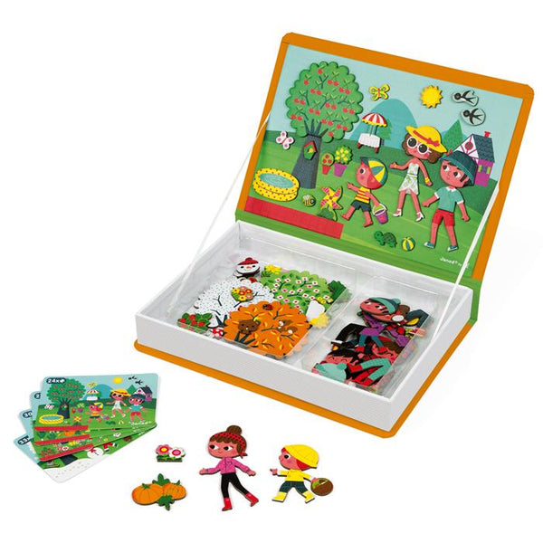 Janod - 4 Seasons Magnetibook-Panda Kids and Baby