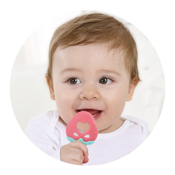 EDISON mama - Fruit Teether - Strawberry -Made in Korea-Panda Kids and Baby