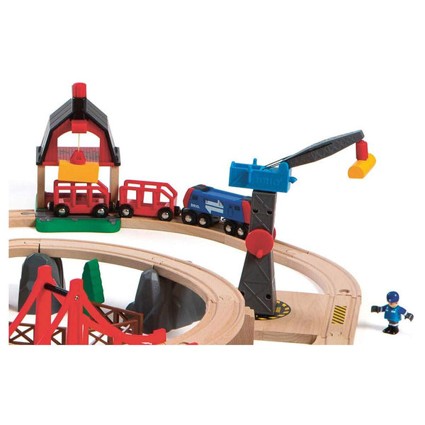 BRIO Set - Railway World Deluxe Set - 106 Pieces-Panda Kids and Baby