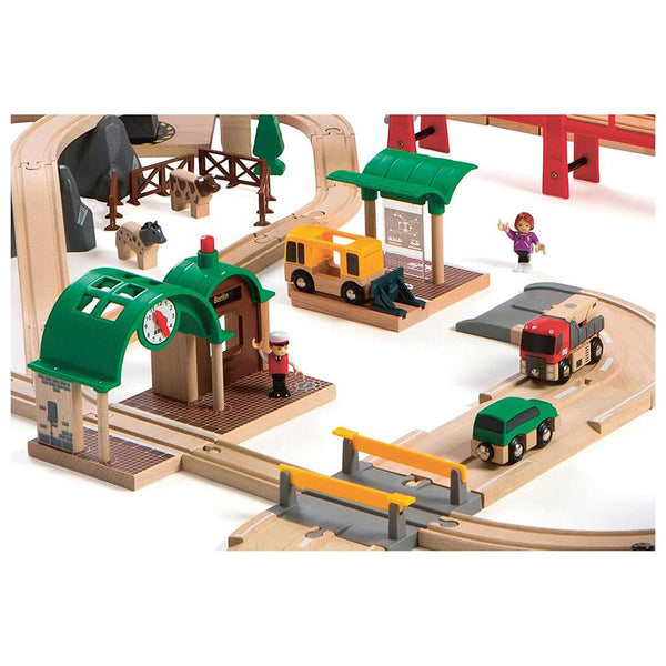 BRIO Set - Railway World Deluxe Set - 106 Pieces-Panda Kids and Baby