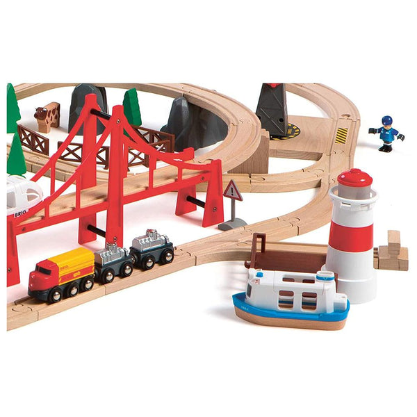 BRIO Set - Railway World Deluxe Set - 106 Pieces-Panda Kids and Baby