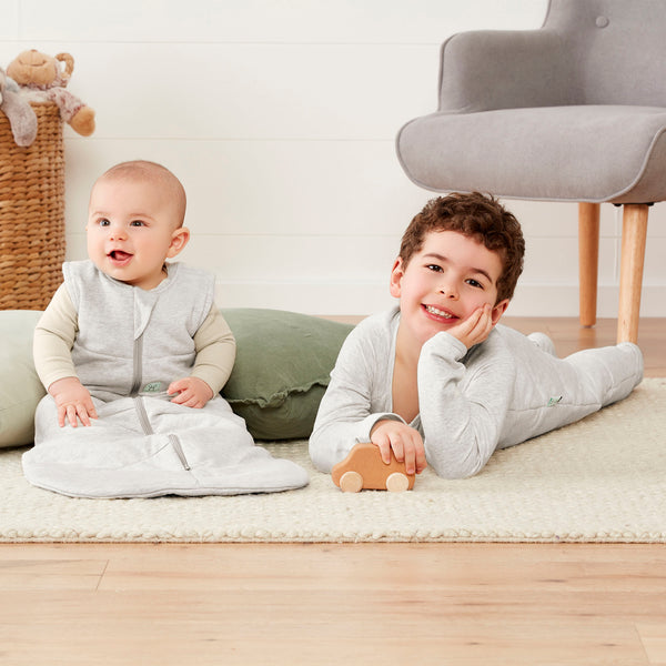 ergoPouch - Jersey Sleeping Bag - 2.5tog Grey Marle-Panda Kids and Baby