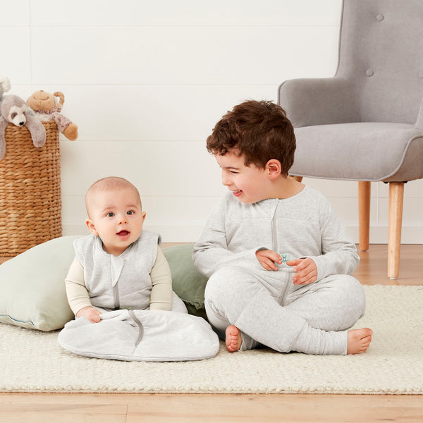 ergoPouch - Jersey Sleeping Bag - 2.5tog Grey Marle-Panda Kids and Baby
