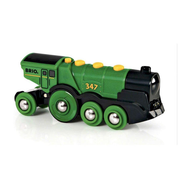 BRIO - Big Green Action Locomotive-Panda Kids and Baby