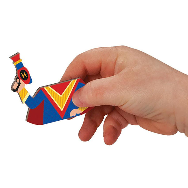 Janod - Boys Dress Up Magnetibook-Panda Kids and Baby