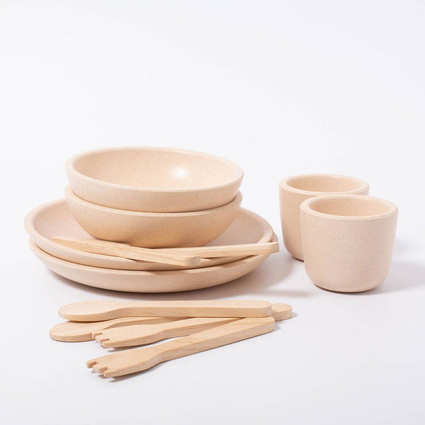 PlanToys - Tableware Set - PT3614-Panda Kids and Baby