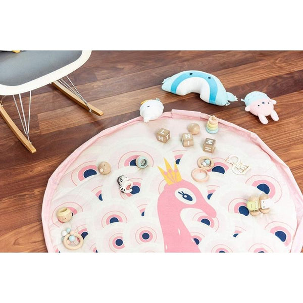 Play&Go - Soft Collection Play Mat Toys Organiser - Peacock-Panda Kids and Baby