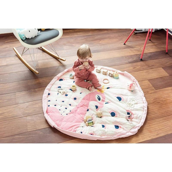 Play&Go - Soft Collection Play Mat Toys Organiser - Peacock-Panda Kids and Baby
