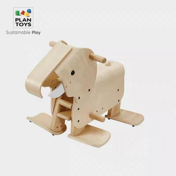 PlanToys - Walking Elephant - PT3503-Panda Kids and Baby