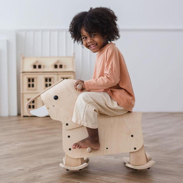 PlanToys - Walking Elephant - PT3503-Panda Kids and Baby