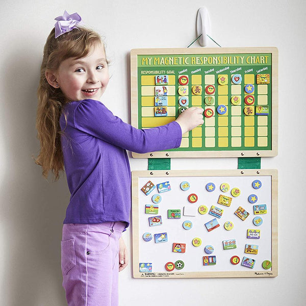 Melissa & Doug - Magnetic Responsibility Chart-Panda Kids and Baby