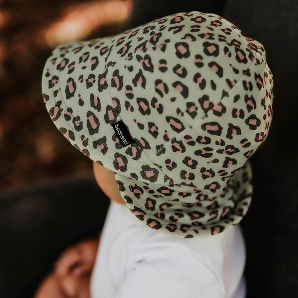 Bedhead Hats - Legionnaire Hat - Leopard Print-Panda Kids and Baby