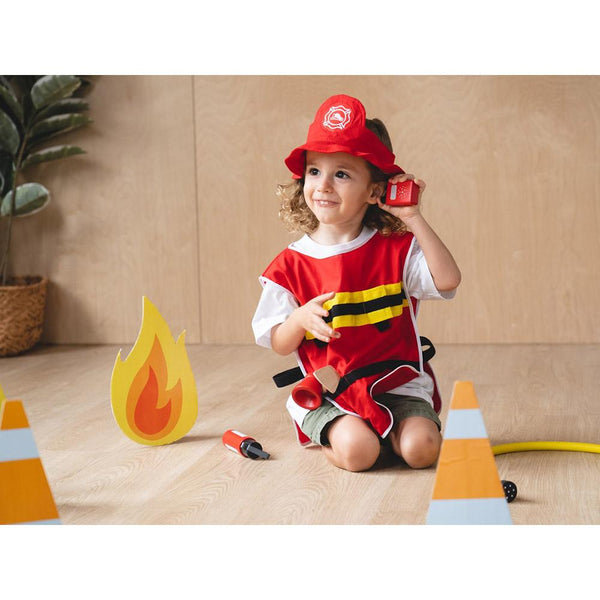 PlanToys - Fire Fighter Play Set - PT3708-Panda Kids and Baby