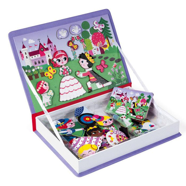 Janod - Princesses Magnetibook-Panda Kids and Baby