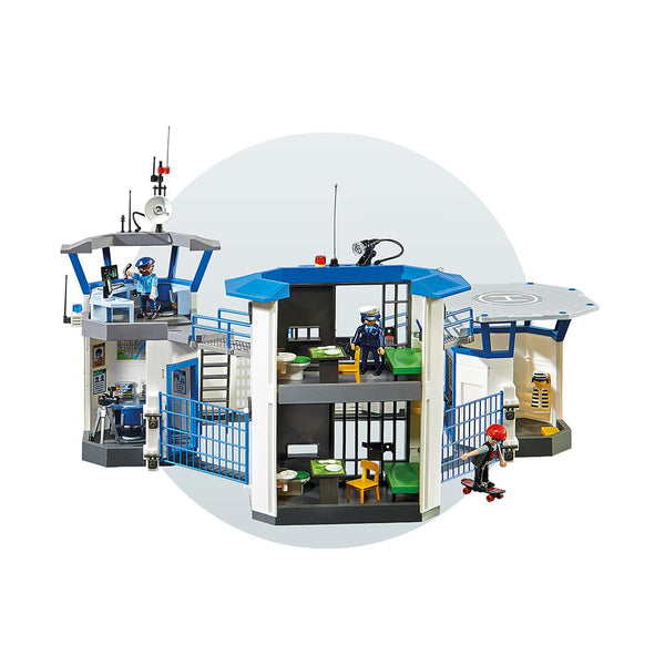Playmobil - Police Headquarters with Prison - PMB6919-Panda Kids and Baby