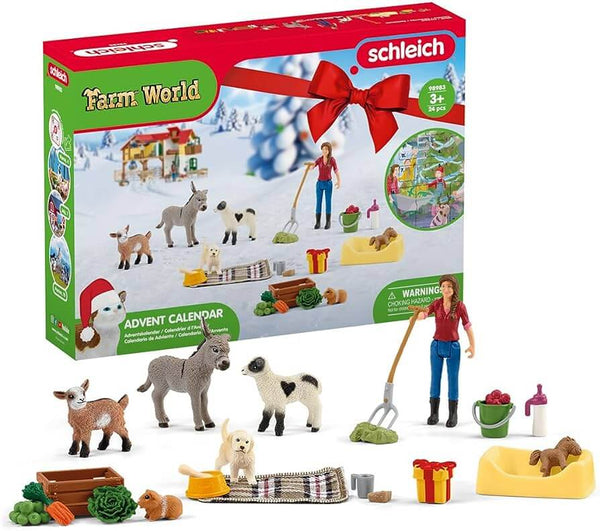 Schleich - Advent Calendar Farm World-Panda Kids and Baby