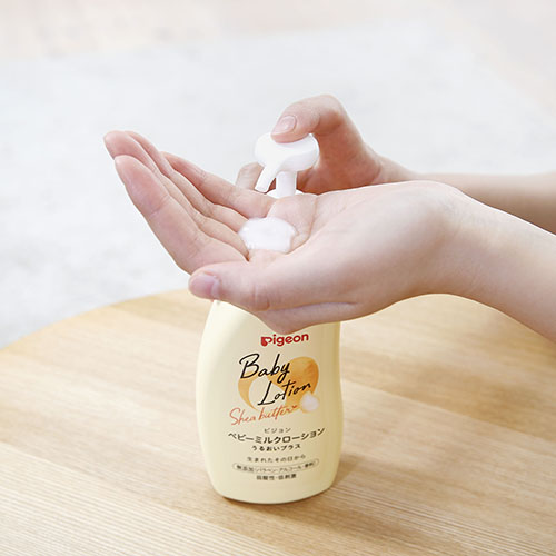 Pigeon - Baby Milk Lotion Moisture Plus 300g - Made in Japan-Panda Kids and Baby