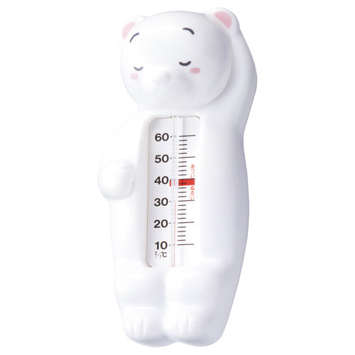 Pigeon - Bath Water Temperature Thermometer - White Bear-Panda Kids and Baby