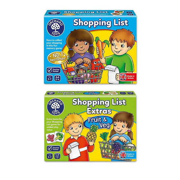 Orchard Toys - Shopping List /Fruit & Veg Extra/ Clothes Extra-Panda Kids and Baby