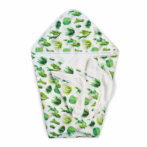 Tiny Twinkle - Hooded Towel and Washcloth Set - Cacti Towels Tiny Twinkle Cacti 