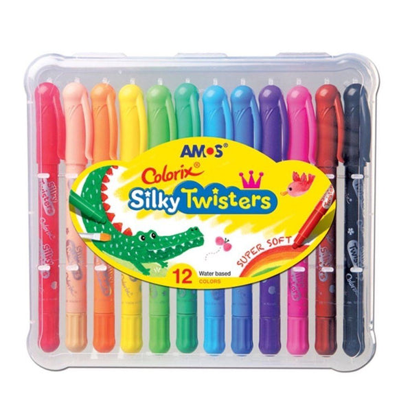 AMOS - Colorix Silky Twisters - 12 Pack-Panda Kids and Baby