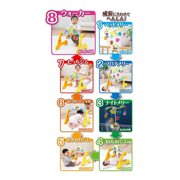 Anpanman - 8 Ways Baby Walker-Panda Kids and Baby