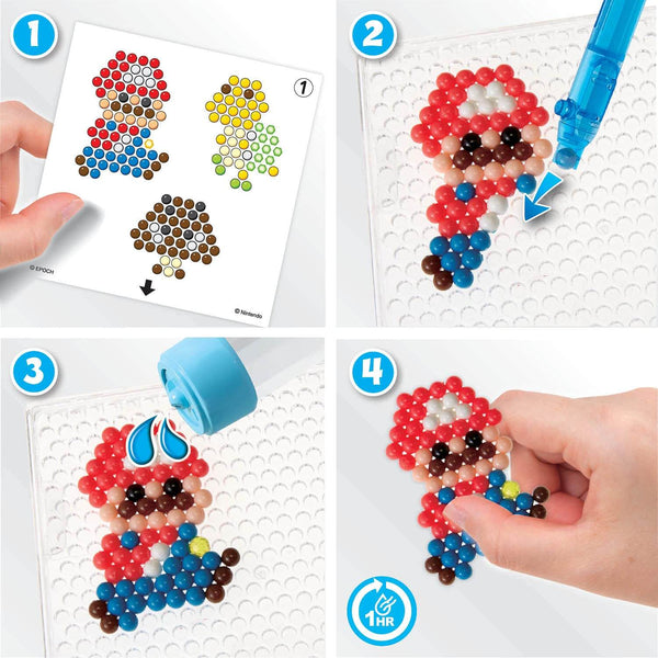 Aquabeads - Super Mario Character Set-Panda Kids and Baby