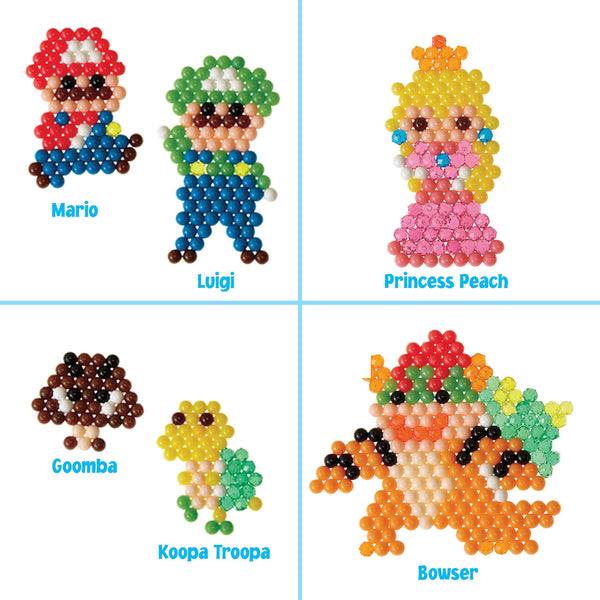 Aquabeads - Super Mario Character Set-Panda Kids and Baby