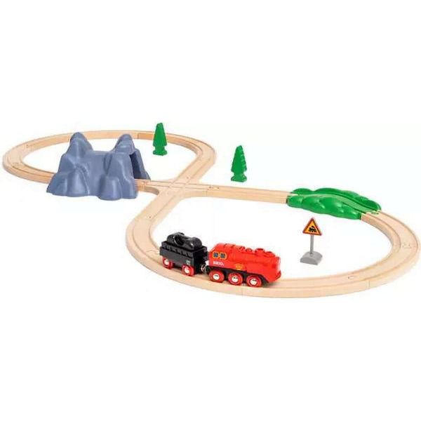 BRIO - Steaming Train Set 24 Pieces-Panda Kids and Baby